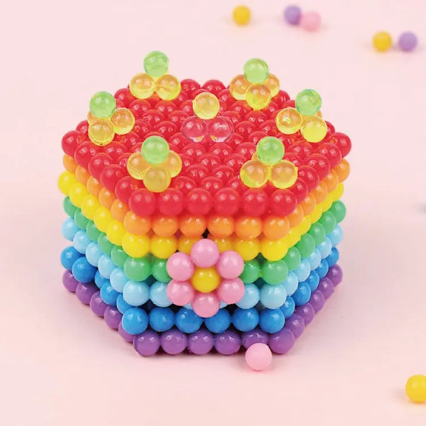 Påfyllningskit med Waterbeads i 15 färger, Mix, 2200st