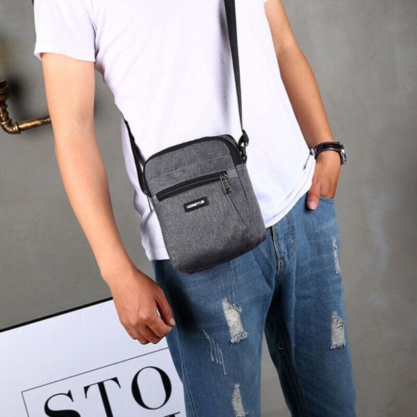 Messenger-väska för män Crossbody-axelväskor Reseväska Man-väska
