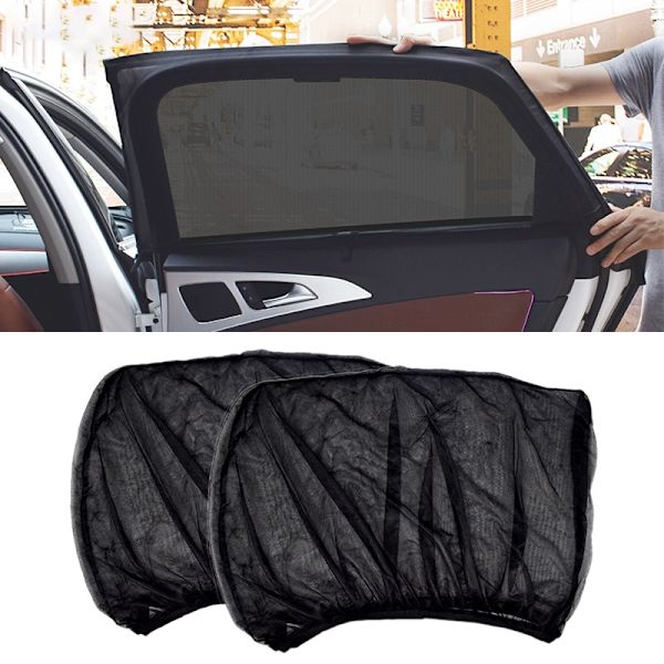2 st Solskydd för bil - Stylingtillbehör, UV-skydd, Sidofönster, Solskyddsnät, Solvisir, Fönsterfilm SUV universal front window