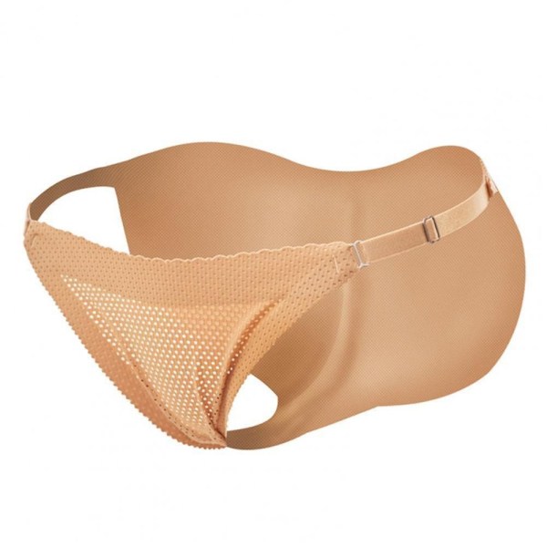 Push-up Trosor med Vaddering för Rumpa - Butt Lifter Shaper Underkläder Höftkuddar M Nude