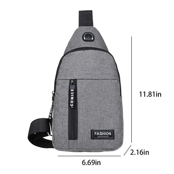 Crossbody-väska Bröstväska Black