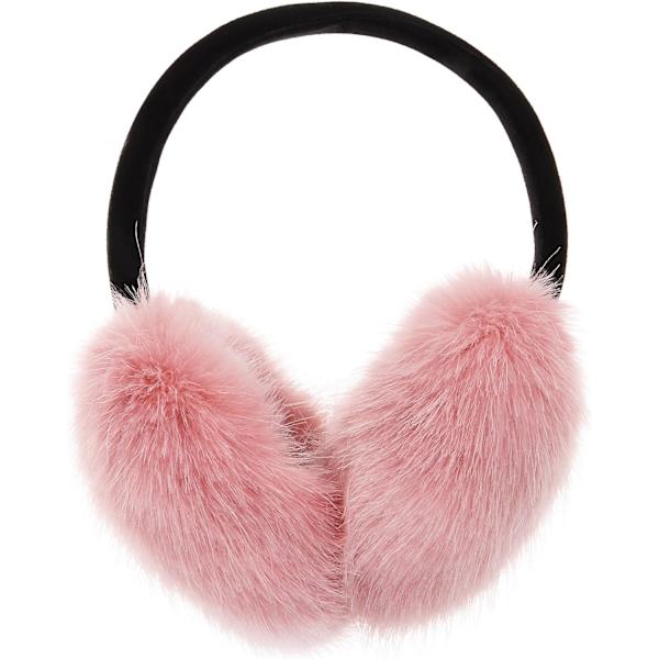Klassiska Dam & Flickor Justerbara Vinter Hörlurar Rosa