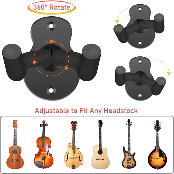 Gitarrväggfäste Gitarrväggfäste Gitarrtillbehör Gitarrfäste Gitarr Väggfäste Ukulele Väggfäste
