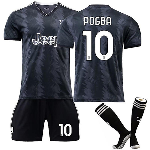 POGBA 10# Bortaströja 2022-2023 Ny säsong Juventus set XL
