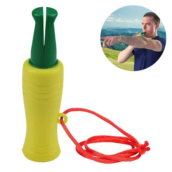 Utomhus Jaktvissla, Anka Lockpipa Jakt yellow-green