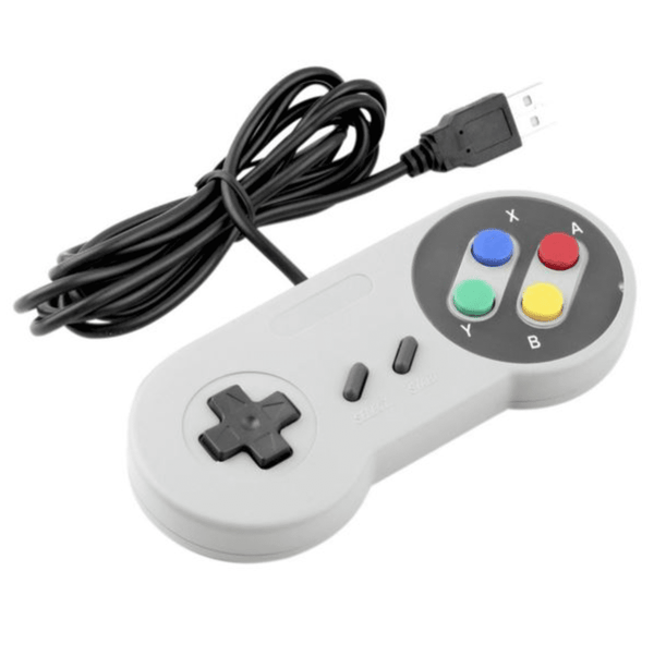 USB-kontroll i SNES-design - Nintendo - Kompatibel med Mac & Windows