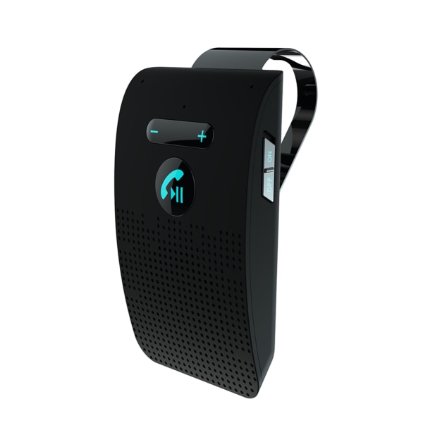 Bluetooth-kompatibel handsfree-högtalare för solskydd - Trådlös musikadapter för biltillbehör