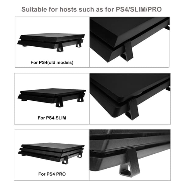 4 st. halkfri silikonbas för värmeavledning för PS4/SLIM/PRO PS4  Slim