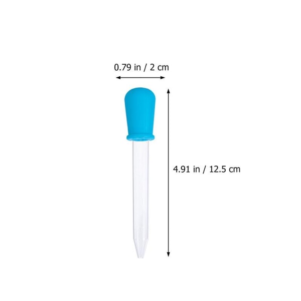 5 st Pipetter för matlagning, utfodring eller kreativitet