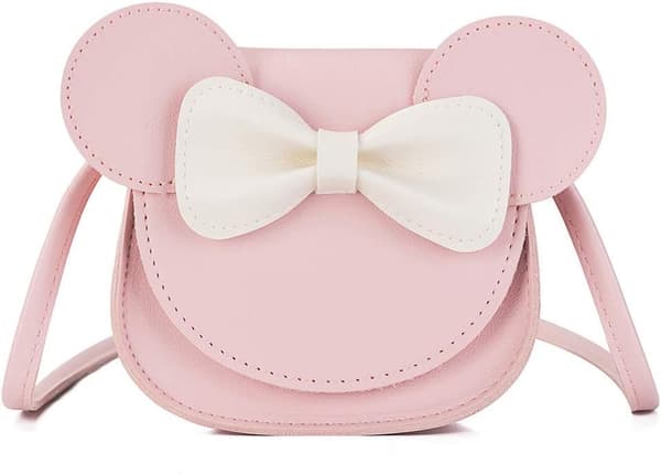 Småbarns Bowknot Crossbody Handväska med Magnetisk Stängning