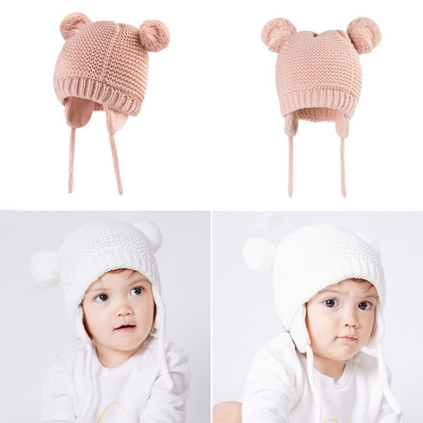 Stickad mössa Cap SVART black