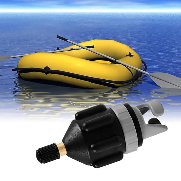 Surfbräda Luftpump Adapter Uppblåsbar Stand Up Paddle Board Däck Gummiventil Kompressor Kajak T6p4