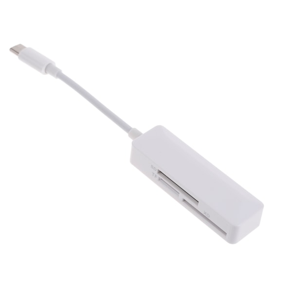 Minneskortläsare 3 i 1 kortläsare USB C kortläsare TFSD XD 3 i 1 kortläsare för bärbar dator surfplatta