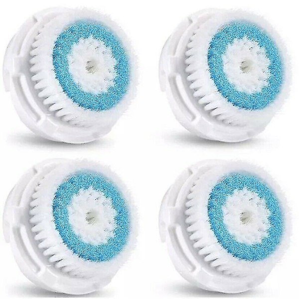 4-pack ansiktsborsthuvuden för djup porrengöring för Clarisonic Mia 1 Mia2