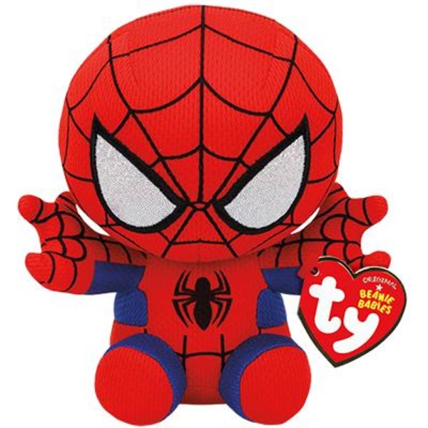 TY Marvel Beanie Babies Spiderman Vanlig