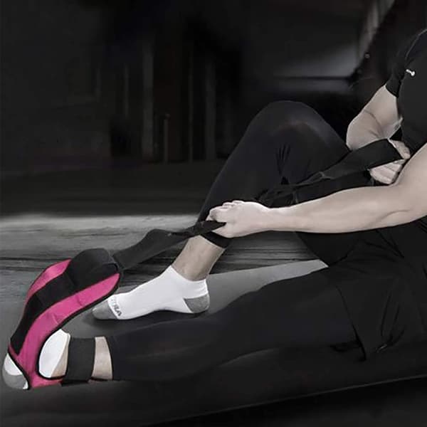 Yoga Stretchband, Ligament och Benstretchband rose Red