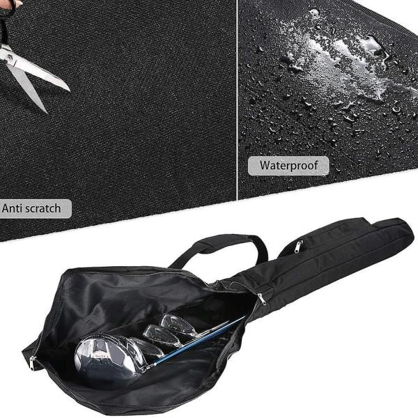 Hopfällbar golfbag - Driving Range Mini Träningsgolfbag Resväska Svart