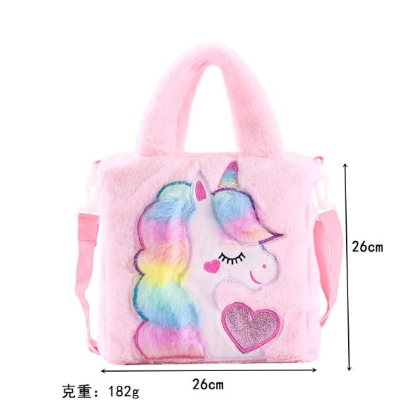 flickor barn handväska unicorn messenger bag