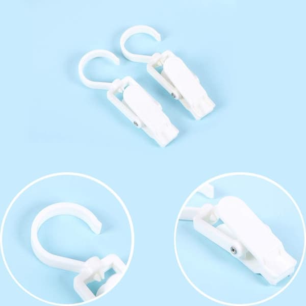 20 ST Superstarka Plast Hem Rese Svängbara Hängande Klämmor