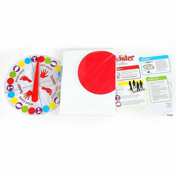 Familjespelmatta Twister Brädspel Rör på kroppen Festspel
