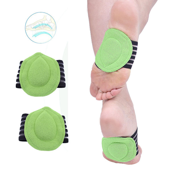 Anti-halk massage plattfots silikon ortopedisk innersula stöddyna