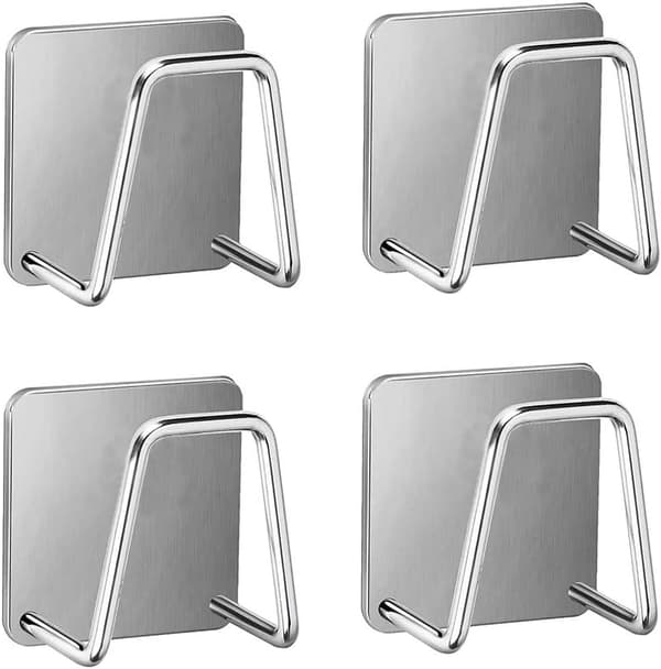 2-pack svamphållare självhäftande diskbänkshållare