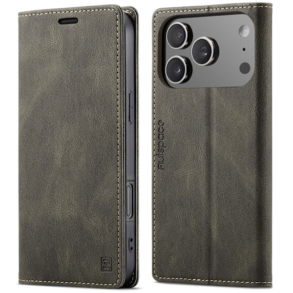 Flip Läderfodral för iPhone 17/iPhone 17 Pro/iPhone 17 Promax iPhone 17 Pro