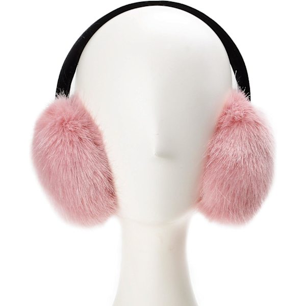 Klassiska Dam & Flickor Justerbara Vinter Hörlurar Rosa