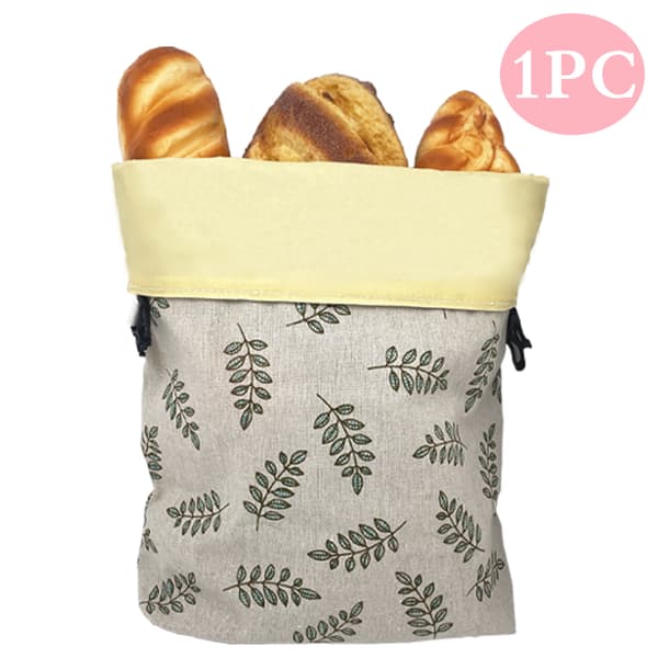 Double-layer beeswax bread bag, reusable beeswax bag for storing and preserving yeast-based foods