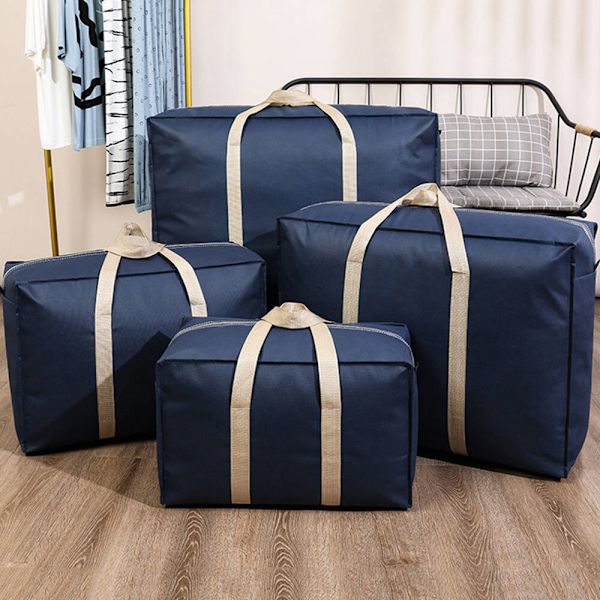 Förvaringsboxar för Kvinnor Tillbehör Handväska Kuber Bärbara Flyttväskor M: 22.83x9.84x15.75" Navy Blue