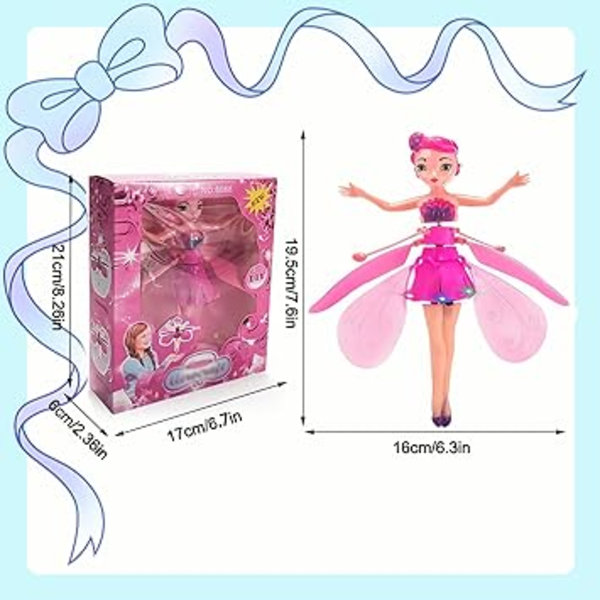 Flygande älva leksak, USB Sky Dancer lila