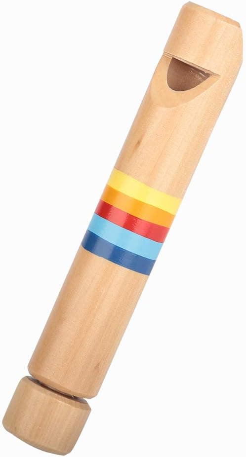 Träflöjt Piccolo Flöjt Träfippel Instrument Leksakspresent för Slagverk