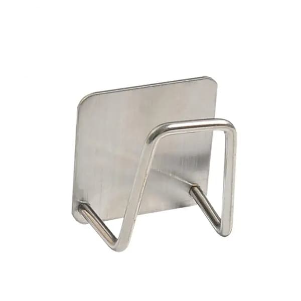 5-pack Köksvampshållare, Diskbänksvampsavlopp, Torkställ silver