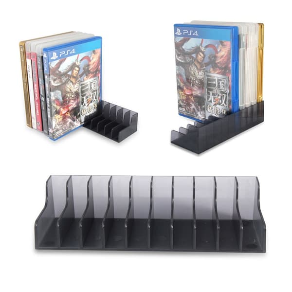 2-pack Spelskivshållare för PS5 PS4/Slim/Pro - Rymmer 10 spelskivor