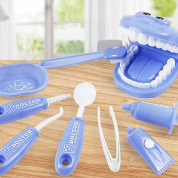 9-dels Montessori-leksak för barn - tidigt lärande för läkarrollen Blue