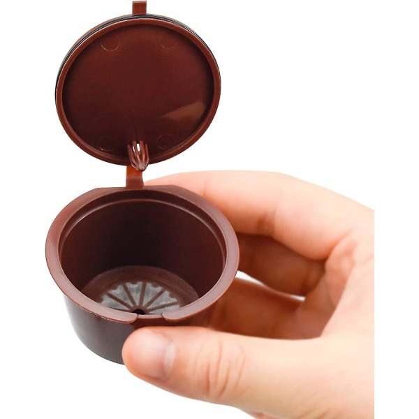 Kaffekapsel Återanvändbar för Dolce Gusto-maskinbyteskapsel 3 delar närvarande