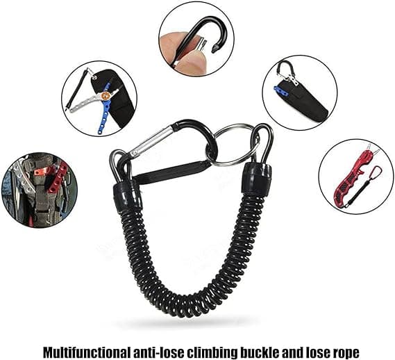5 st Stretchy Spiral Nyckelring Bungee Nyckelring Spiral Nyckelring