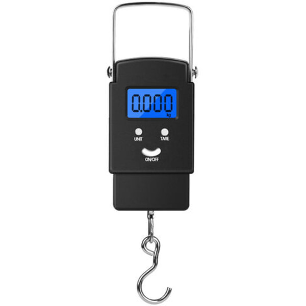 Hushålls Bärbar Elektronisk Fjädervåg 50 kg Mini Bagagevåg Expresskrok Kallas Bärbar Bärbar Våg Fiskevåg