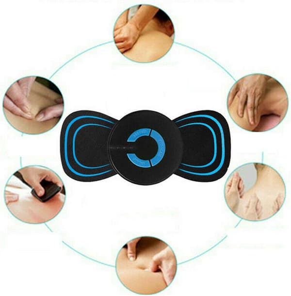 Mini Elektrisk Stimulator för Nack- och Ryggmassage