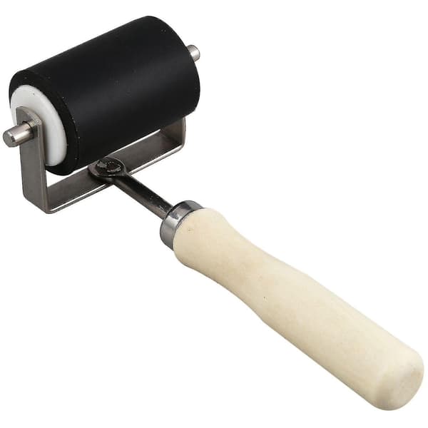 5 cm Heavy Duty hårdgummi Roller Tryckfärger Lino Brayer Art Craft Tool