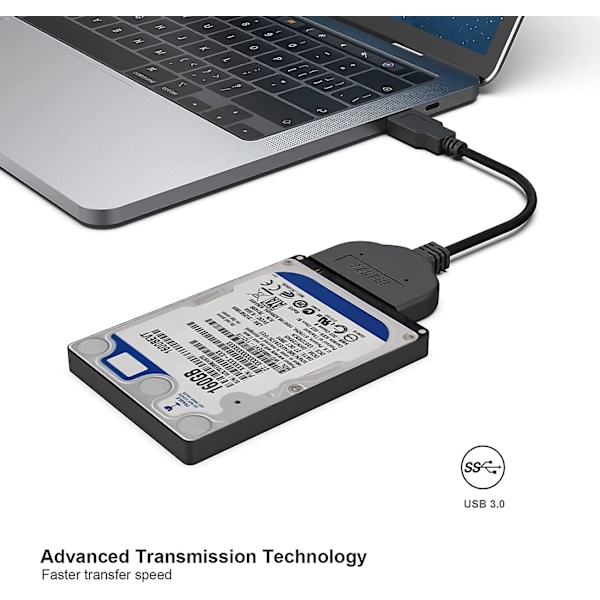 Sata till USB -kabel, Benfei USB 3.0 till Sata Iii hårddiskadapter