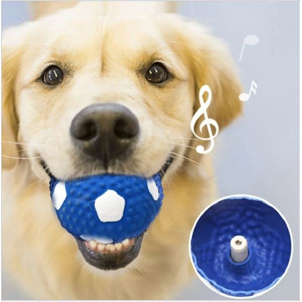 Hund Leksak Pipande Hundleksaker Bollar Interaktiv Tuggljud Flytande Spelboll Hämta Lek för Hundar Tandvård För Hundar Husdjur