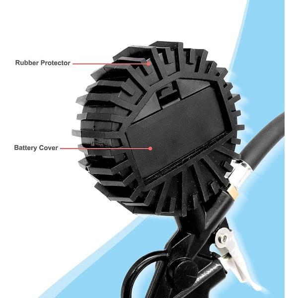 Digital däcktrycksmätare, däckpump med 200psi mätare