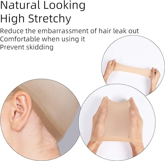 Hårnät Perukmössa, Unisex Perukmössa för Män och Kvinnor, Neu