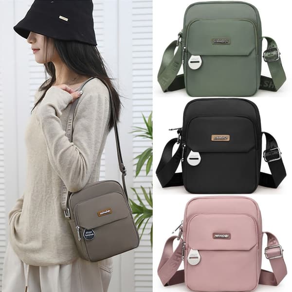 Enkel axelväska Crossbody-väska BLACK