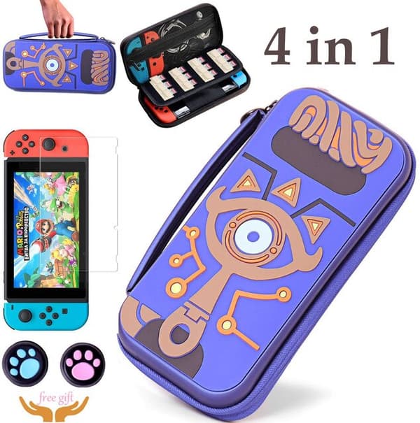 Switch Zeld Fodral Kompatibelt med Nintendo Switch purple