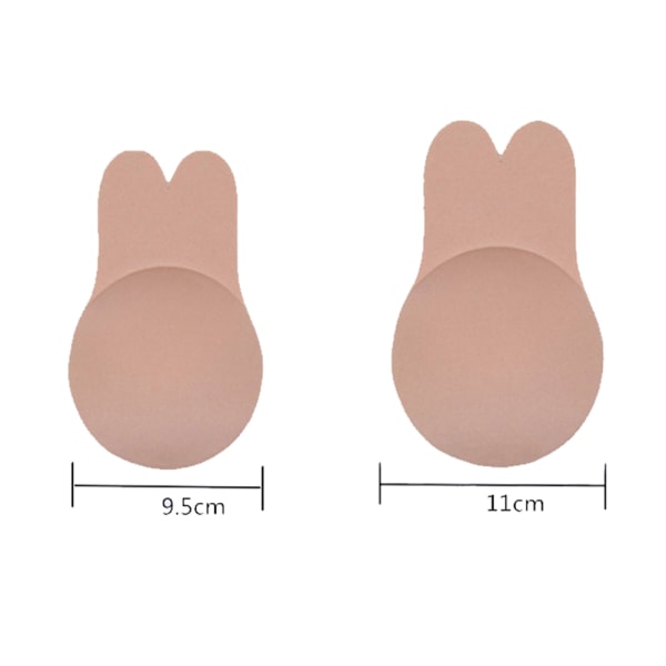 Bekväm Självhäftande BH Utan Band XXXL 15cm Beige