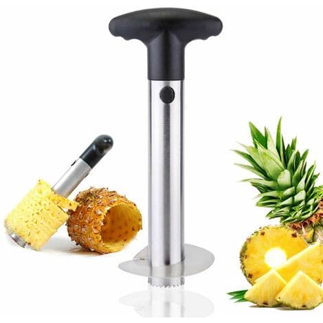 Rostfritt stål multifunktionell ananas-skärare, ananas-skärare, fruktskalare