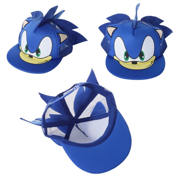 Söt tecknad Sonic The Hedgehog-keps kid