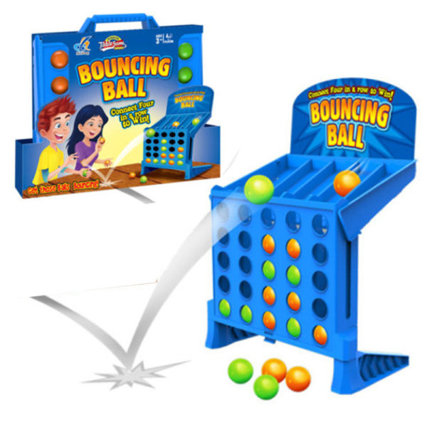 Koppla ihop studsande boll 4-spel, klassisk 4-i-rad koppling